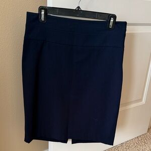 The Limited Dark Blue Pencil Skirt